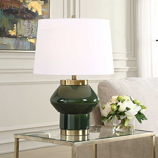 Uttermost 30514-1 Tayson Jade Green Table Lamp