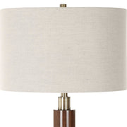 Uttermost 30516-1 Stacked Wooden Floor Lamp
