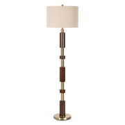 Uttermost 30516-1 Stacked Wooden Floor Lamp