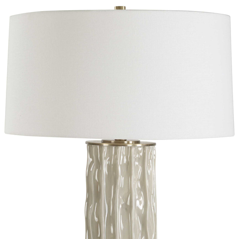 Uttermost 30555 Parilli Taupe Gray Table Lamp