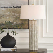 Uttermost 30555 Parilli Taupe Gray Table Lamp