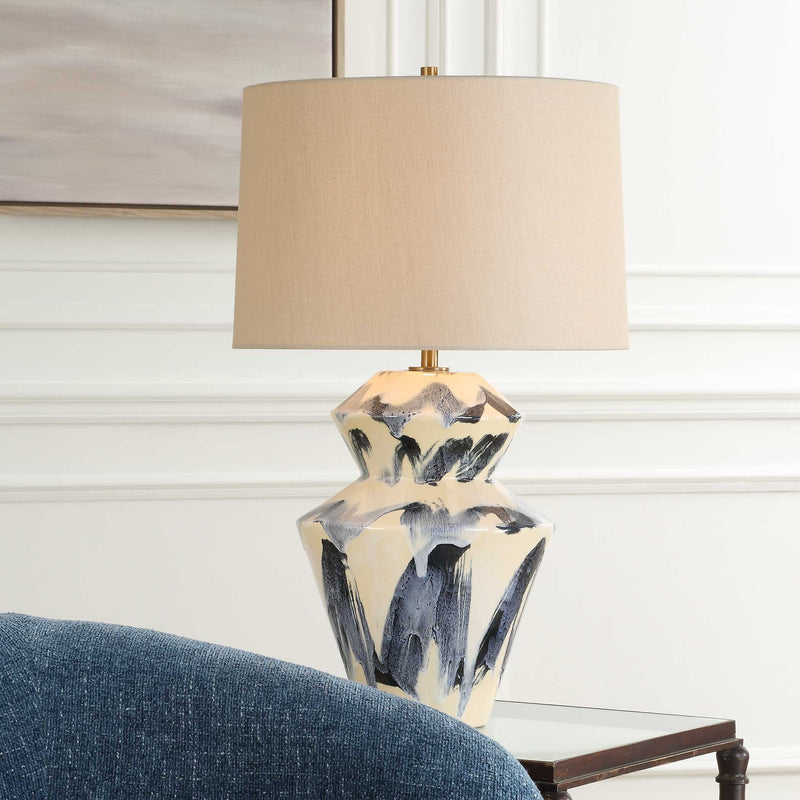 Uttermost 30548-1 Oranda Abstract Geometric Table Lamp