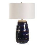 Uttermost 30549 Orleans Blue Glaze Table Lamp
