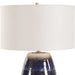 Uttermost 30549 Orleans Blue Glaze Table Lamp