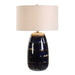 Uttermost 30549 Orleans Blue Glaze Table Lamp