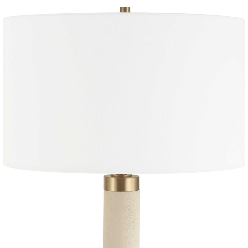 Uttermost 30551 Wessex White Floor Lamp