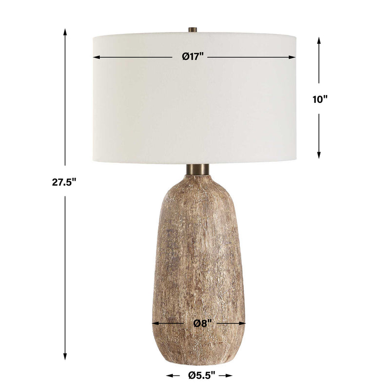 Uttermost 30552 Napier Earthy Brown Table Lamp