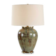 Uttermost 30563-1 Olisa Brown Green Table Lamp