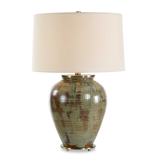 Uttermost 30563-1 Olisa Brown Green Table Lamp