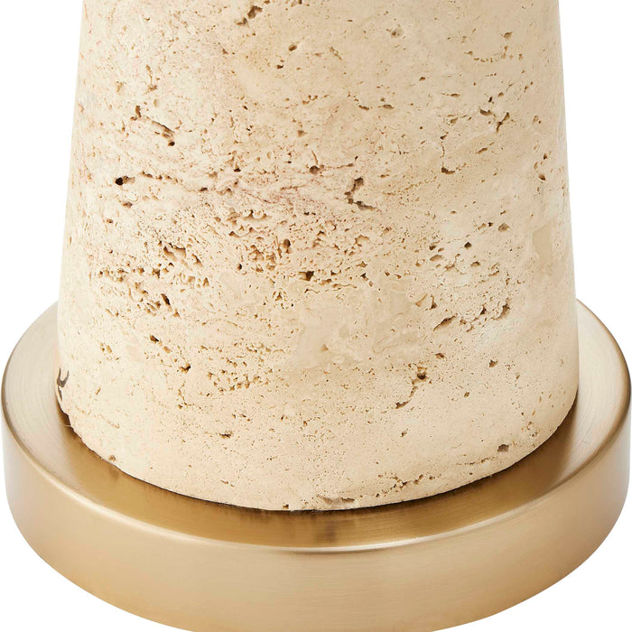 Uttermost 30536-1 Perkins Travertine Table Lamp