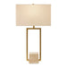 Uttermost 30537-1 Warrick Modern Travertine Table Lamp