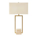 Uttermost 30537-1 Warrick Modern Travertine Table Lamp
