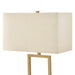Uttermost 30537-1 Warrick Modern Travertine Table Lamp