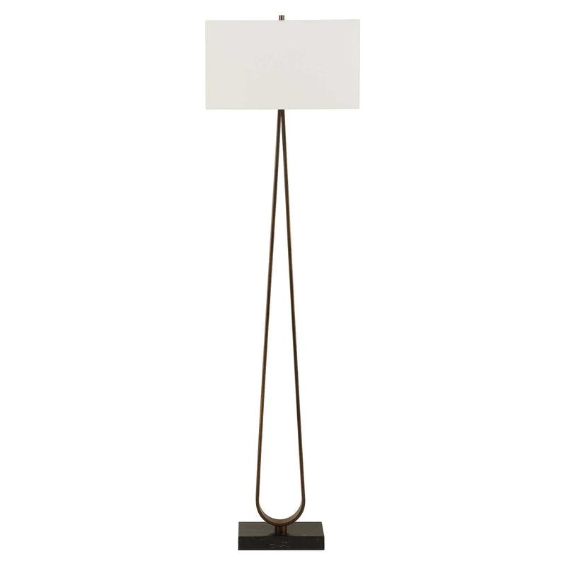 Uttermost 30591 Galloway Minimalist Bronze Floor Lamp