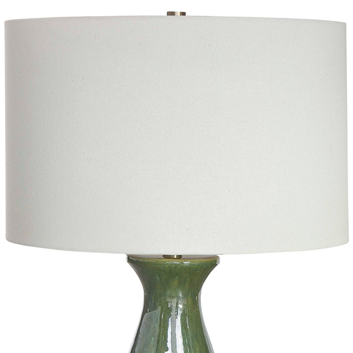 Uttermost 30556-1 Colestin Deep Green Table Lamp
