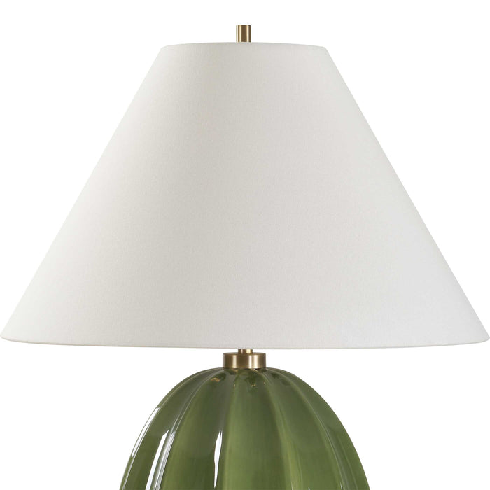 Uttermost 30558 Renna Moss Green Table Lamp