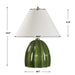 Uttermost 30558 Renna Moss Green Table Lamp