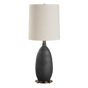 Uttermost 30554-1 Bower Matt Black Table Lamp