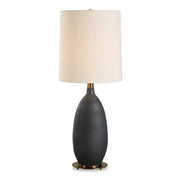 Uttermost 30554-1 Bower Matt Black Table Lamp