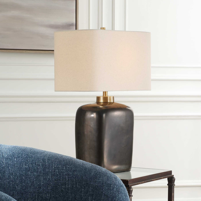 Uttermost 30565 Quentin Dark Bronze Table Lamp