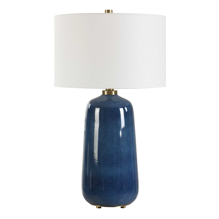 Uttermost 30566 Brae Blue Glaze Table Lamp