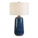 Uttermost 30566 Brae Blue Glaze Table Lamp