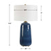 Uttermost 30566 Brae Blue Glaze Table Lamp