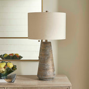 Uttermost 30541-1 Mosier Rustic Beige Table Lamp