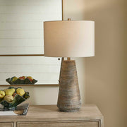 Uttermost 30541-1 Mosier Rustic Beige Table Lamp