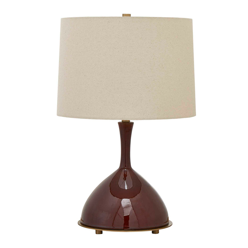 Uttermost 30544-1 Colette Burgundy Table Lamp