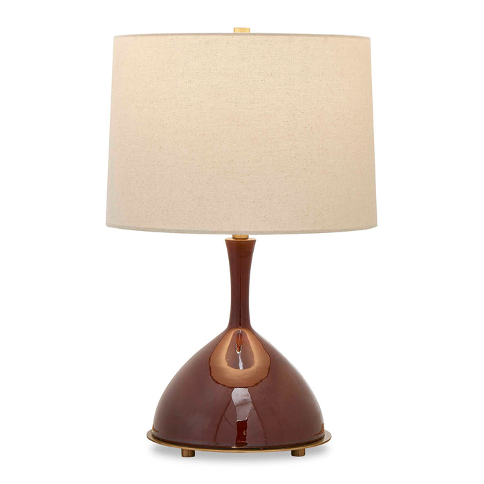 Uttermost 30544-1 Colette Burgundy Table Lamp