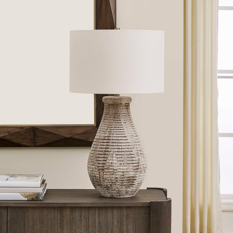 Uttermost 30546-1 Dorothea Textured Table Lamp