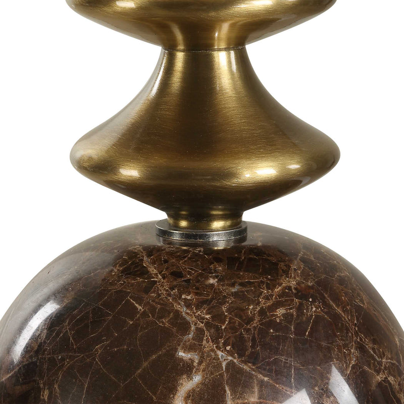 Uttermost 30593 Percy Brown Marble Buffet Lamp