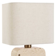 Uttermost 30609-1 Tusk Travertine Accent Lamp