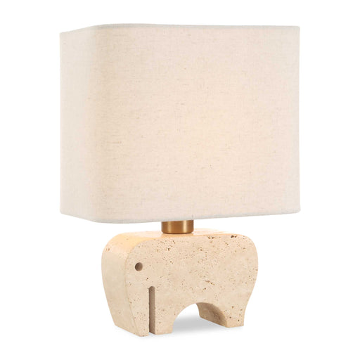Uttermost 30609-1 Tusk Travertine Accent Lamp