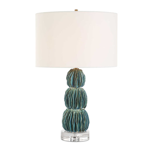 Uttermost 30572 Bonaire Teal Blue Table Lamp