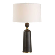 Uttermost 30588 McQuinn Dark Walnut Table Lamp