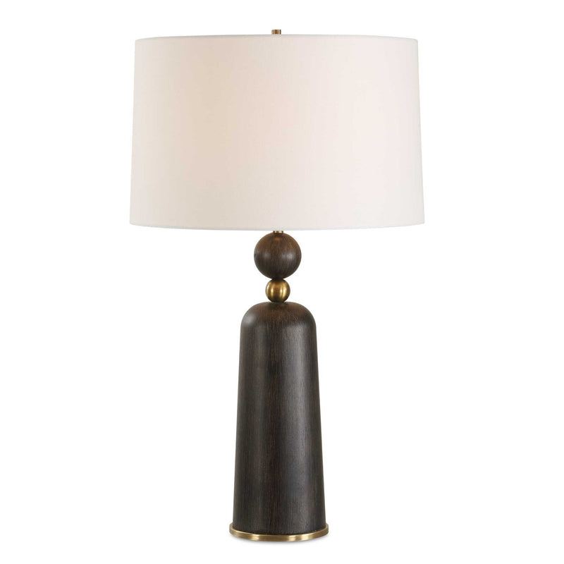 Uttermost 30588 McQuinn Dark Walnut Table Lamp