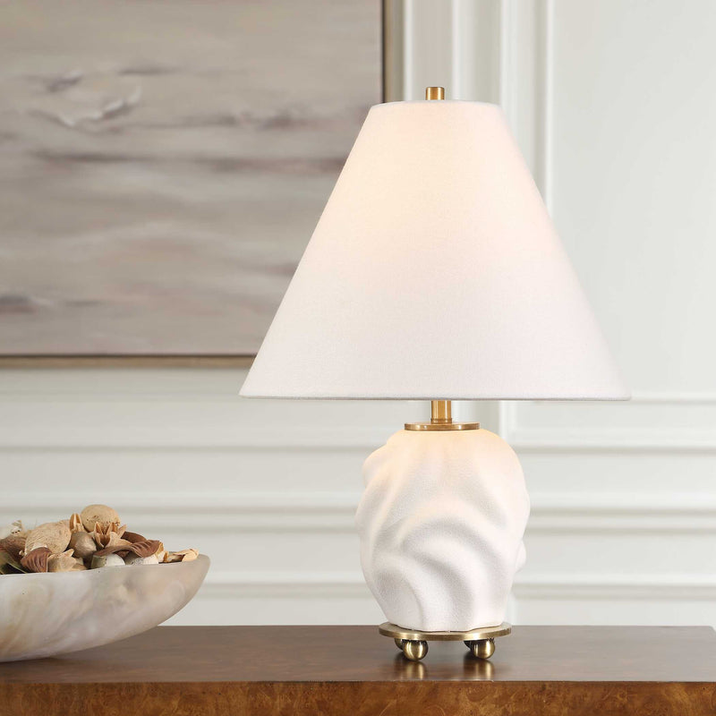 Uttermost 30589-1 Bora White Accent Lamp
