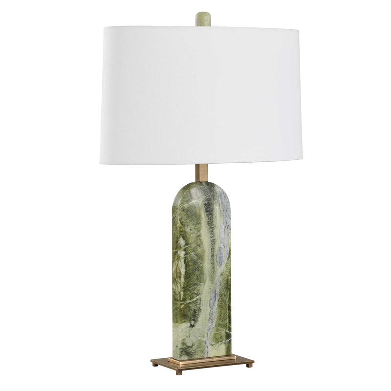 Uttermost 30596-1 Moorea Green Marble Table Lamp
