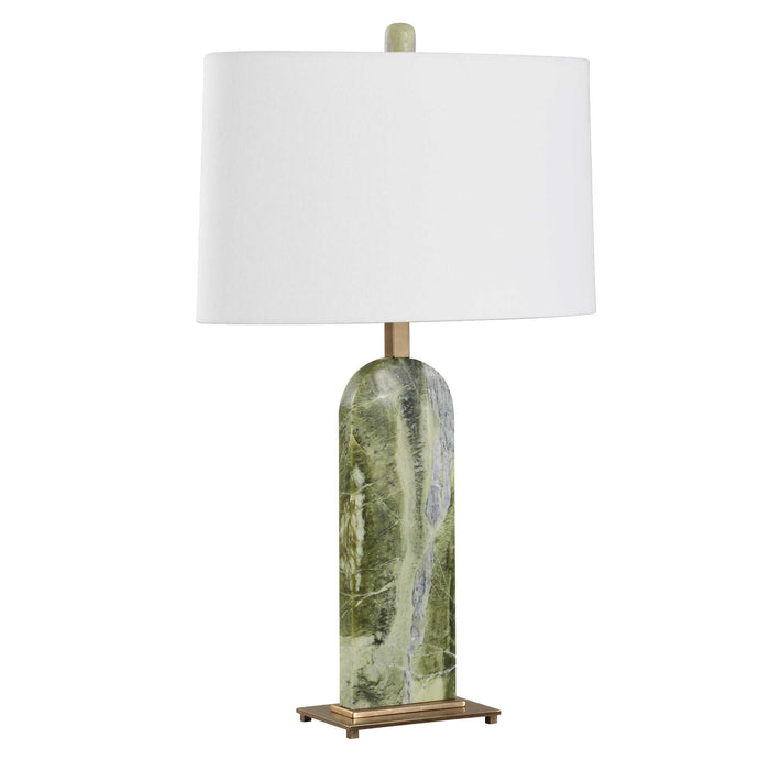 Uttermost 30596-1 Moorea Green Marble Table Lamp