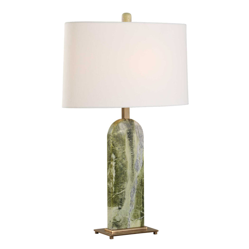 Uttermost 30596-1 Moorea Green Marble Table Lamp