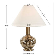 Uttermost 30597-1 Montagu Dark Brown Table Lamp