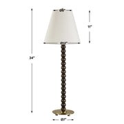 Uttermost 30575 Gallus Wood Spheres Table Lamp