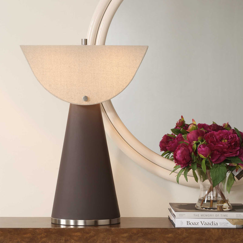 Uttermost 30576-1 Conover Brown Modern Table Lamp