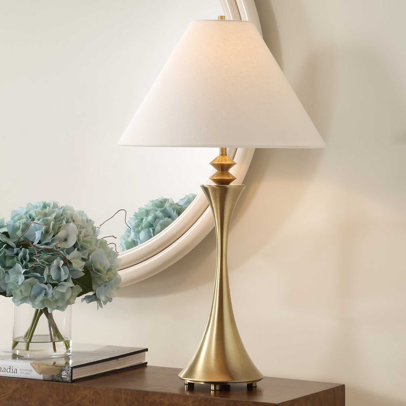 Uttermost 30578 Shaefer Gold Table Lamp