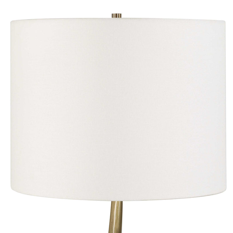 Uttermost 30614-1 Spiraling Cordless Brass Buffet Lamp
