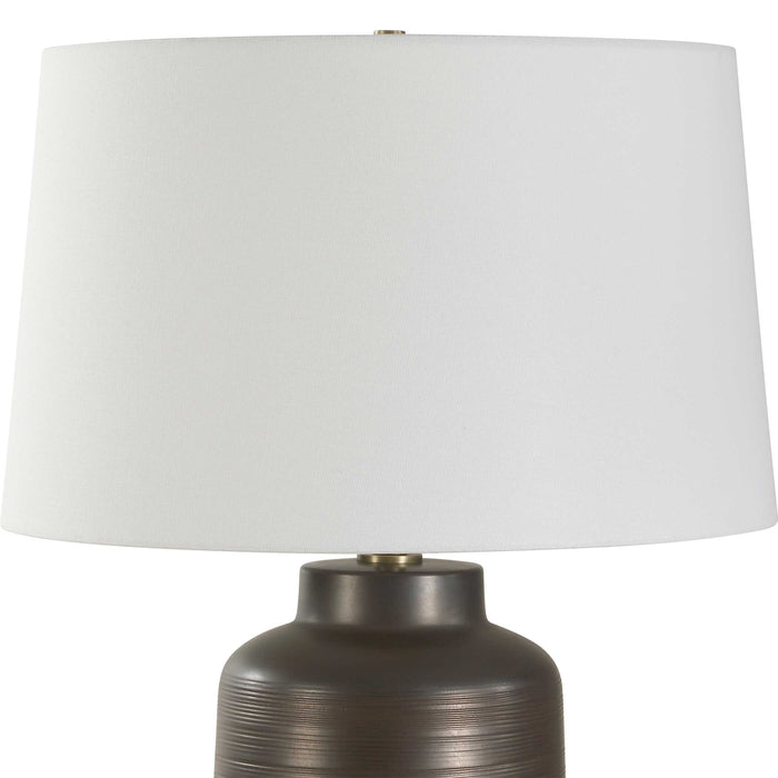 Uttermost 30602-1 Calderone Bronze Table Lamp