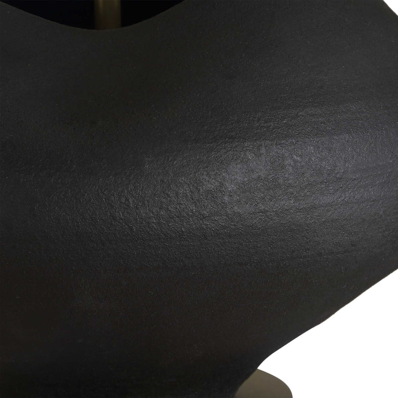 Uttermost 30603-1 Nocturne Aged Black Table Lamp