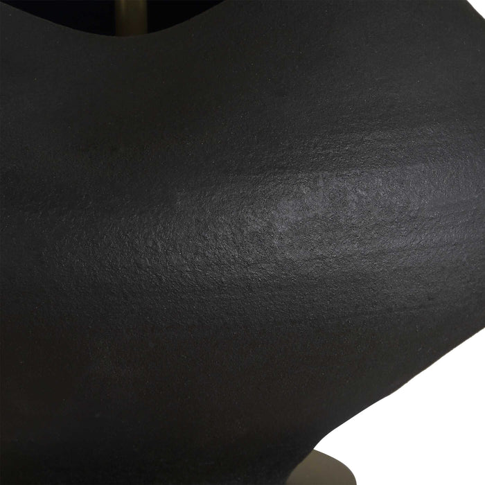 Uttermost 30603-1 Nocturne Aged Black Table Lamp